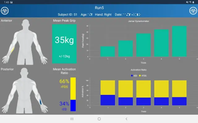 Trigno Hand Performance Monitor android App screenshot 0